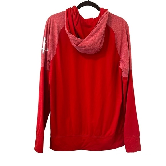 Fanatics Houston Rockets Red Hoodie Sweatshirt - Picture 3 of 7